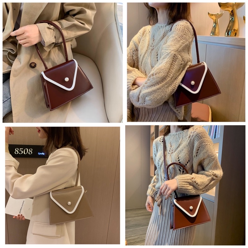 Túi xách nữ đeo vai đeo chéo kẹp nách đi chơi dạo phố - N01