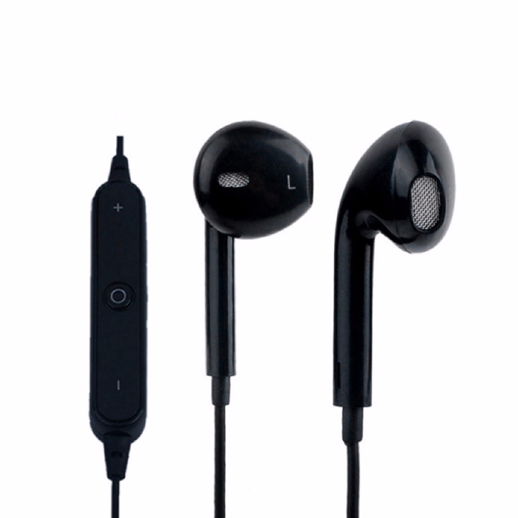 S6 Bluetooth Headset Wireless Earphone Headphone w/ Microphone