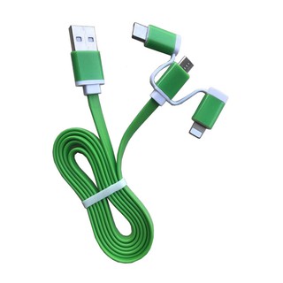 AN Cáp sạc đa năng 3in1 V8 Android LeTV cổng Micro USB Lightining Type C cho điện thoại youngcityshop 30.000