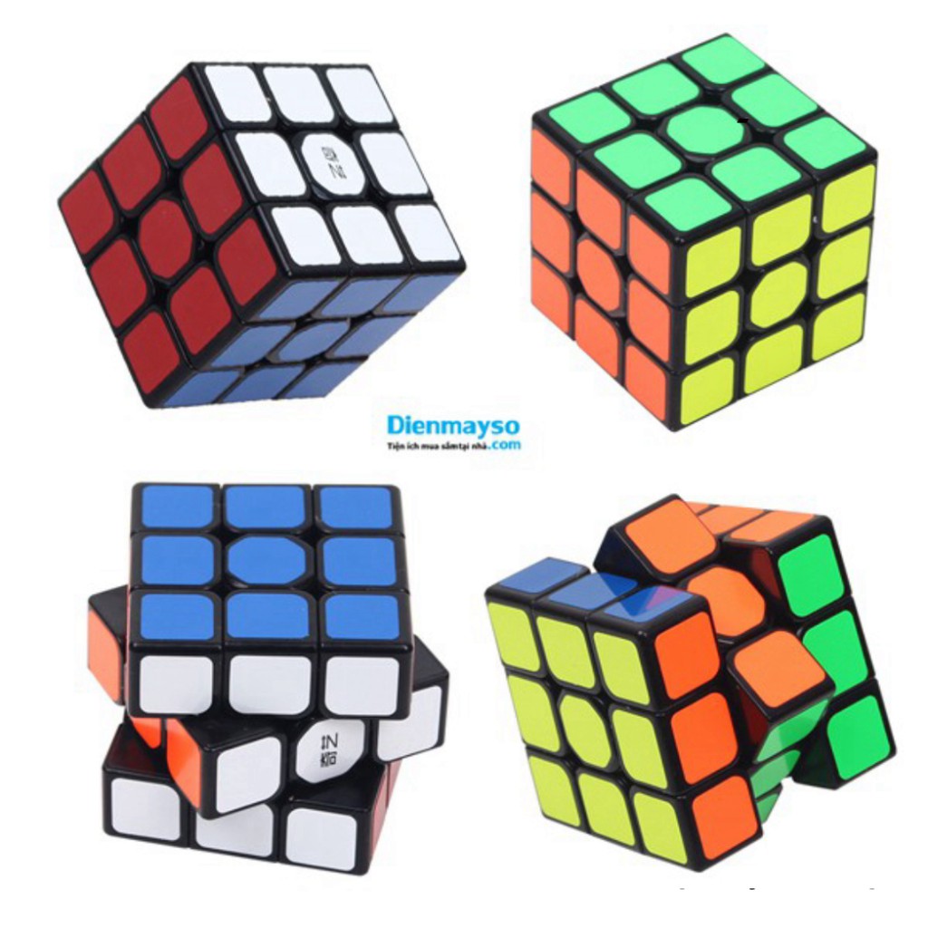 Rubik 3x3 Qiyi Sail W trò chơi Rubic 3 Tầng Khối Lập Phương Xoay Mượt Lõi Cứng Cáp Bền rubik 3x3x3