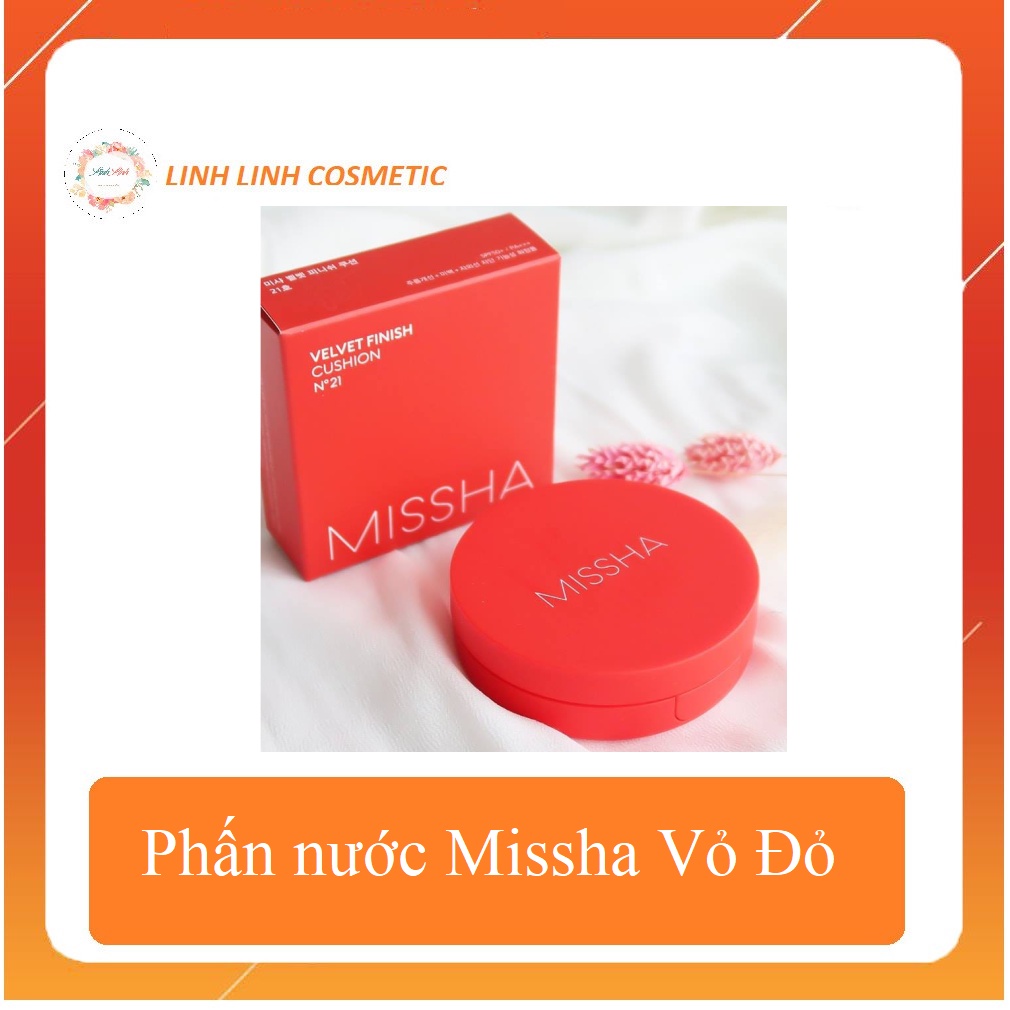 Phấn nước Missha đỏ Velvet Finish Cushion Spf50/PA++