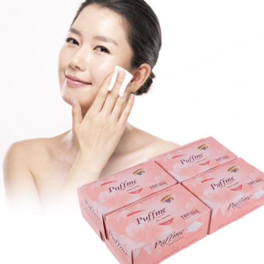 COMBO 2 hộp Bông tẩy trang PUFFME 180 miếng /hộp