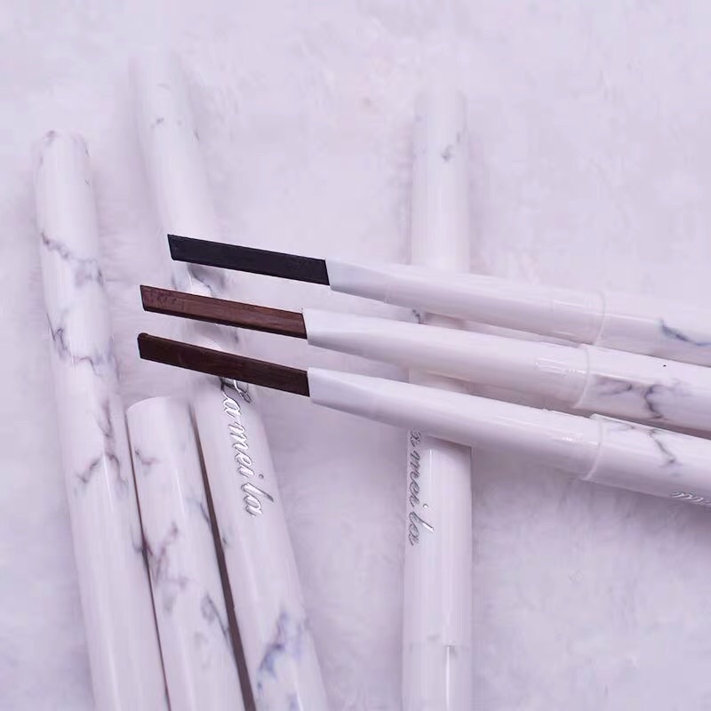 bút kẻ lông mày đa dụng 2 đầu kẻ và chuốt lông mày Lameila Eyebrow Pencil không thấm nước, không trôi, màu bền