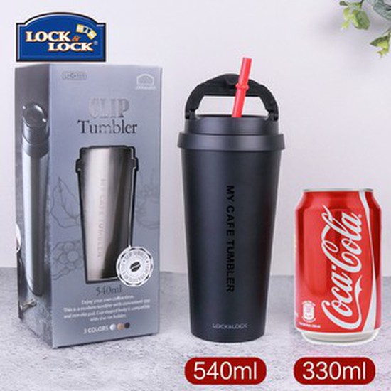 Bình Giữ Nhiệt Bằng Thép Không Gỉ Lock&amp;Lock Clip Tumbler (540ml) - Hàng Chính Hãng