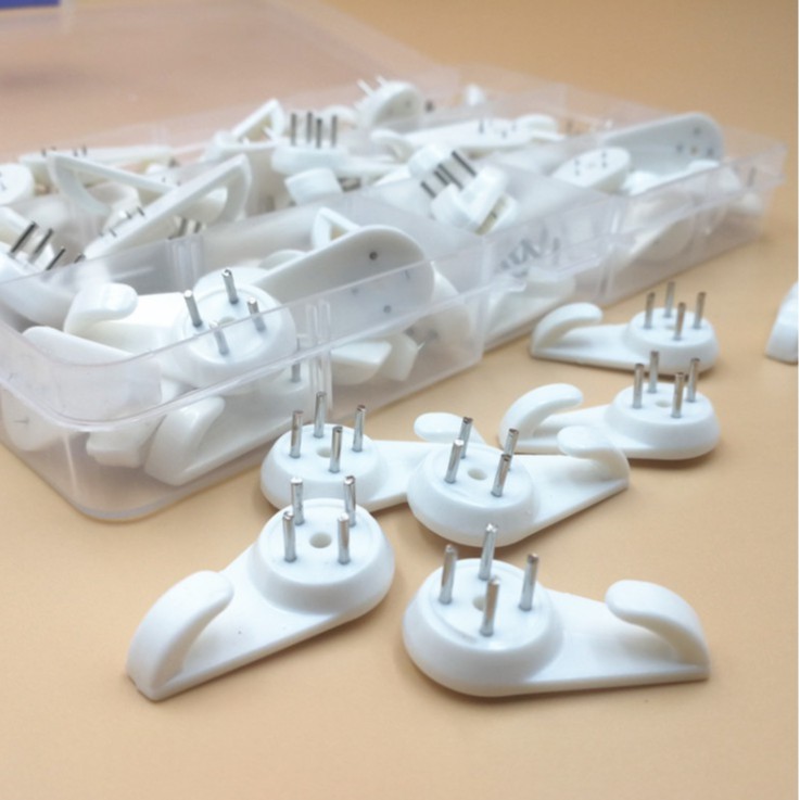 Đinh treo tường 4 chân treo khung ảnh treo đồng hồ đồ dùng gia đình không cần khoan DT01