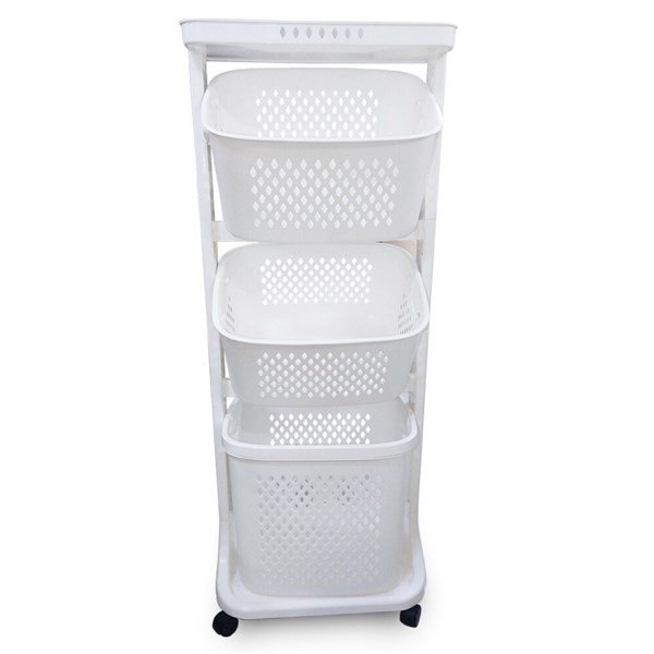 Kệ để đồ đa năng 3 tầng có bánh xe