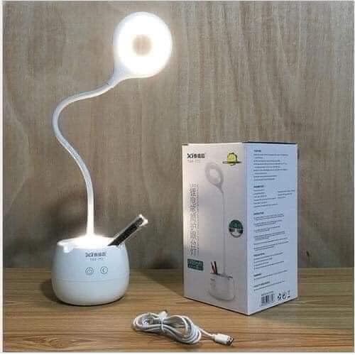 Đèn học chống cận có khe để bút, điện thoại