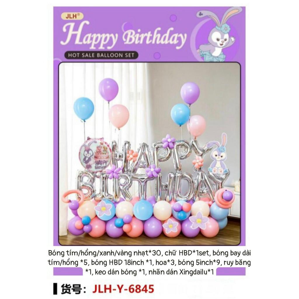 Set bóng trang trí sinh nhật theo chủ đề, Set bóng trang trí sinh nhật giá rẻ nhất, Phụ kiện trang trí sinh nhật siêu rẻ