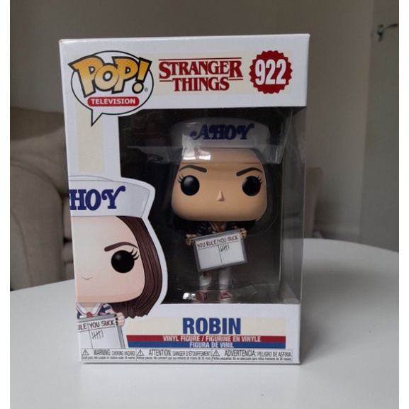 Funko Pop Nhân Vật Phim Stranger Things 922# Robin 642# Steve 828# Quà Tặng Đồ Chơi Sưu Tầm Dustin