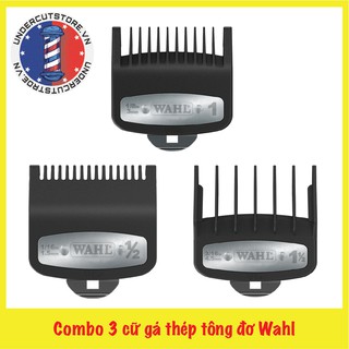 Bộ 3 Cữ Tông Đơ Cắt Tóc Wahl 1,5 & 3 & 4,5mm - Cữ Tông Đơ Cắt Tóc Wahl