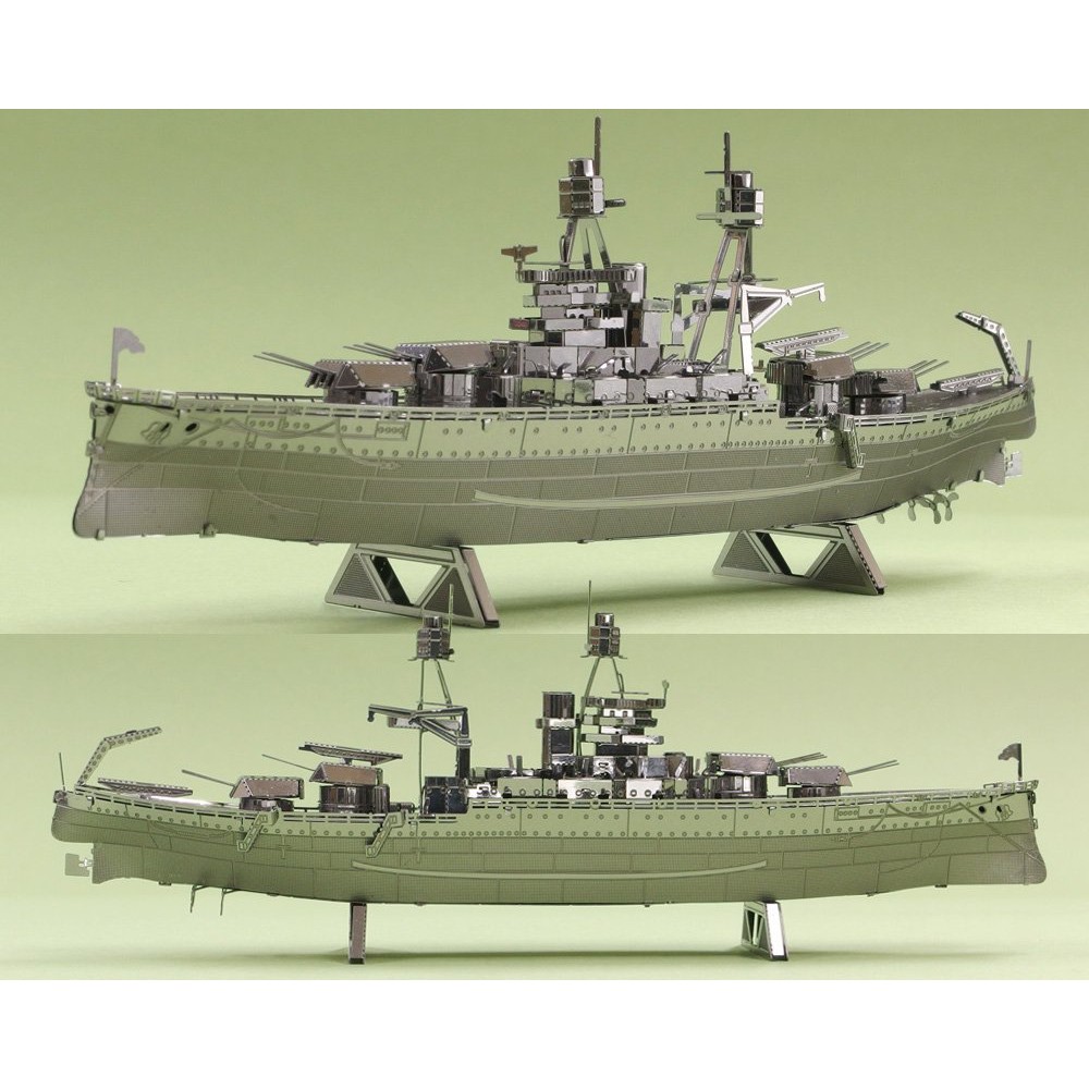 Mô hình 3D Kim Loại Lắp Ráp Thiết Giáp Hạm USS Arizona BB-39 Hải Quân Mỹ [Chưa Lắp]