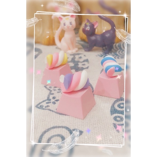 Keycap kẹo Sweet, Marshmallow chỉ dành cho bàn phím co 🍭🍬