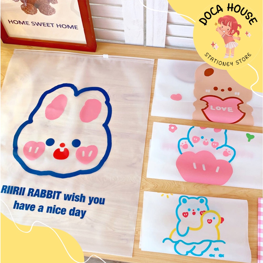 Túi Zip Khóa Lụa Mờ Đa Năng Đựng Quần Áo, Phụ Kiện Tiện Lợi Cho Du Lịch, Gọn Gàng Nhà Cửa