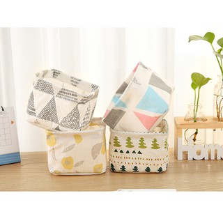 Giỏ vải đựng đồ MINI 10x10x9cm