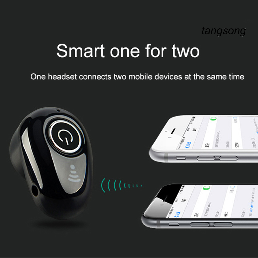 Tai Nghe Nhét Tai Ts-S650 Kết Nối Bluetooth 4.1 Âm Thanh Stereo Sống Động