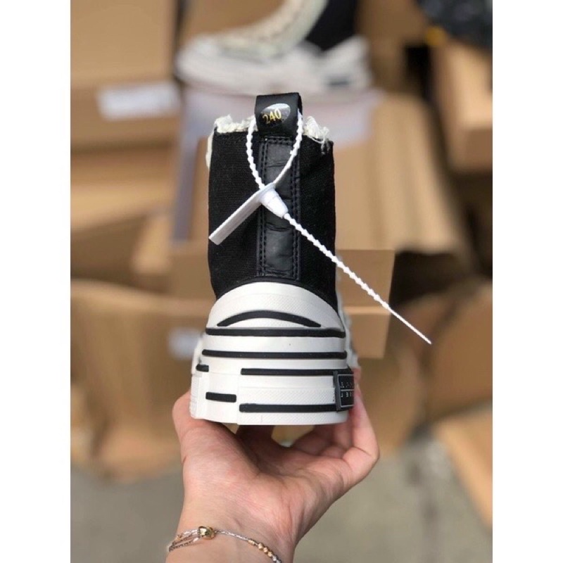 GIÀY XVESSEL HIGH BLACK LAI AU
