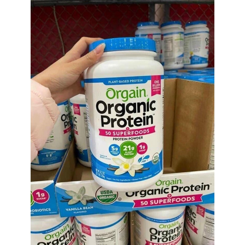 Bill Mỹ - Bột Dinh Dưỡng Orgain Organic Protein 1,22kg