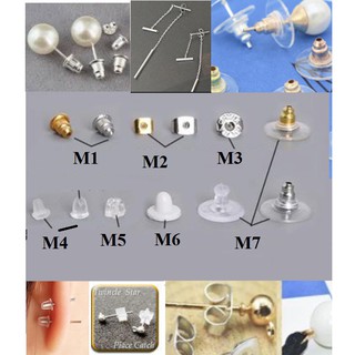 100 CHỐT ĐUÔI HOA TAI - BỊT SAU KHUYÊN XỎ / CHỐT CHUÔI HOA TAI đủ kiểu