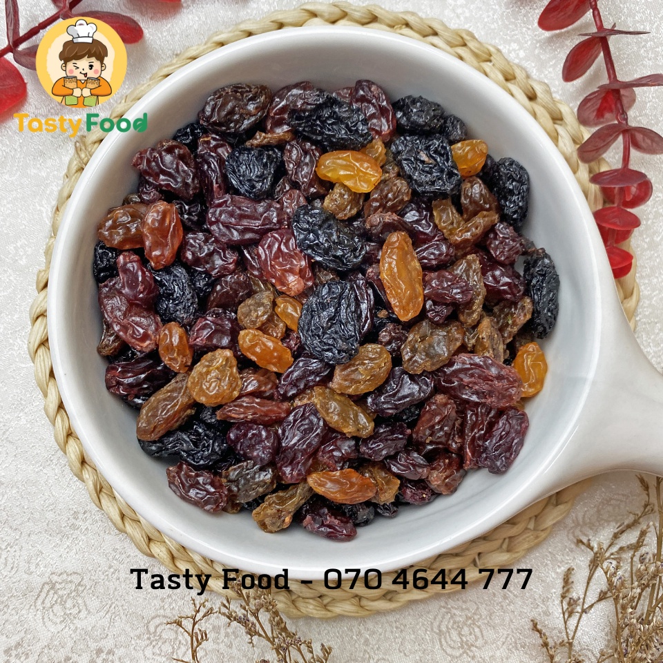 300G Nho Chile 3 Màu Tasty Food | Hàng chất lượng thượng hạng | HOÀN ĐỔI 100% nếu không như mô tả