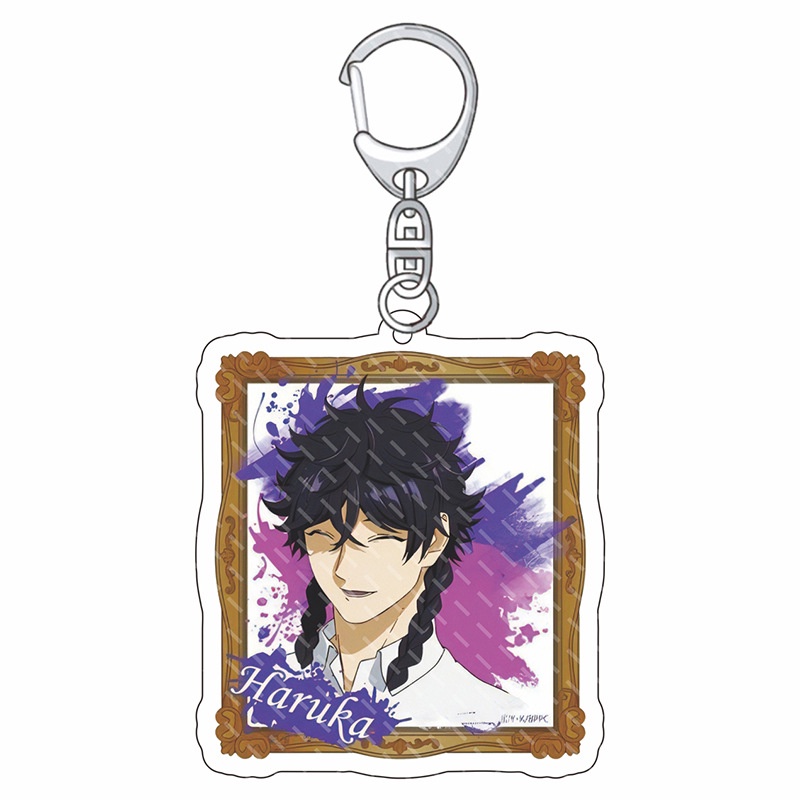 Móc khóa acrylic hai mặt hình Blue Period HD 6cm thời trang trang trí túi balo làm quà tặng cho bé