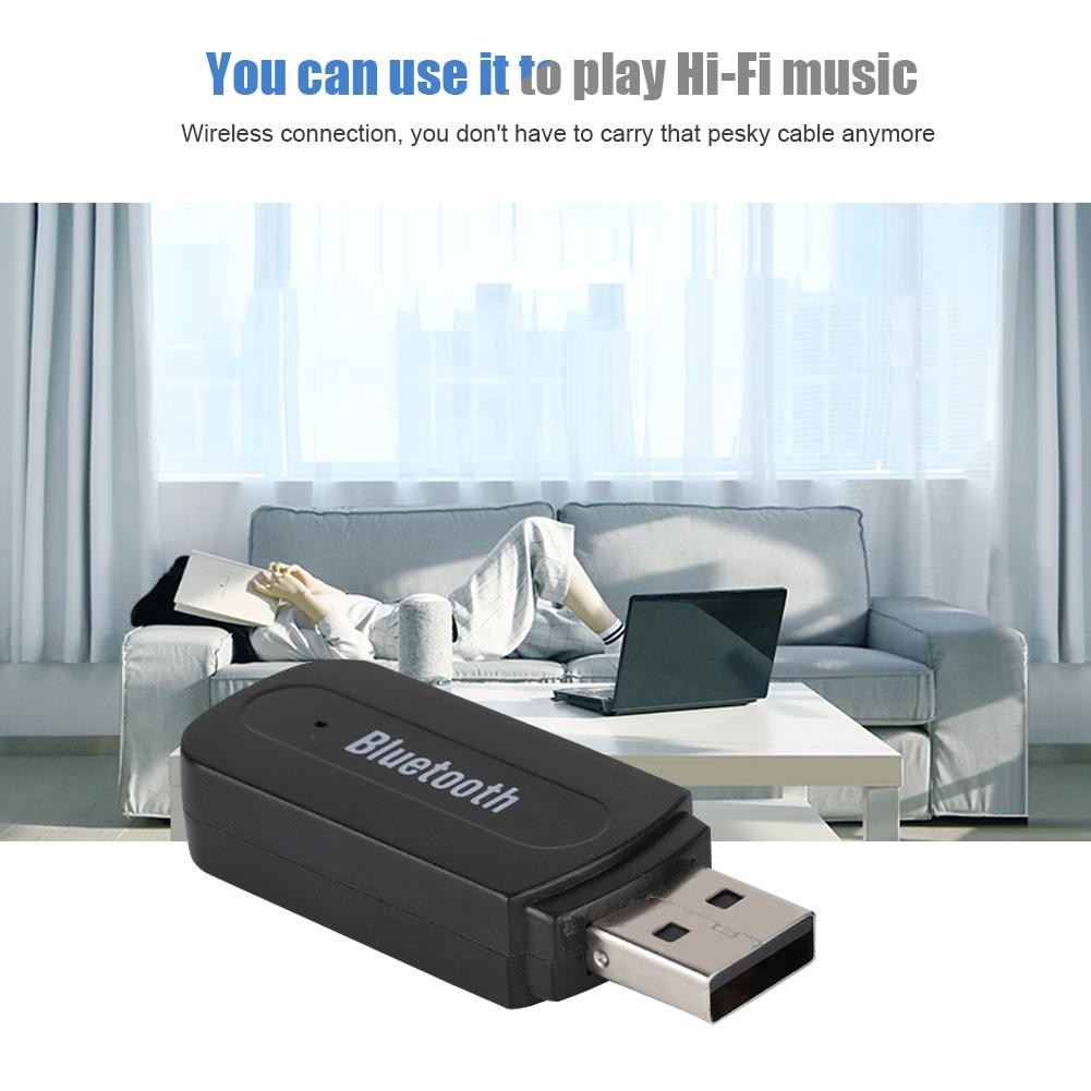 Portable BT-163 USB Wireless Audio Bluetooth Receiver/Bluetooth Adapter