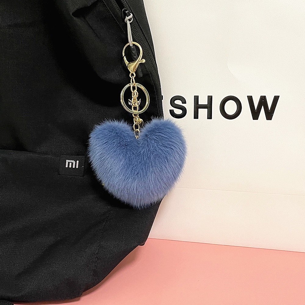 Móc khóa hình trái tim dễ thương