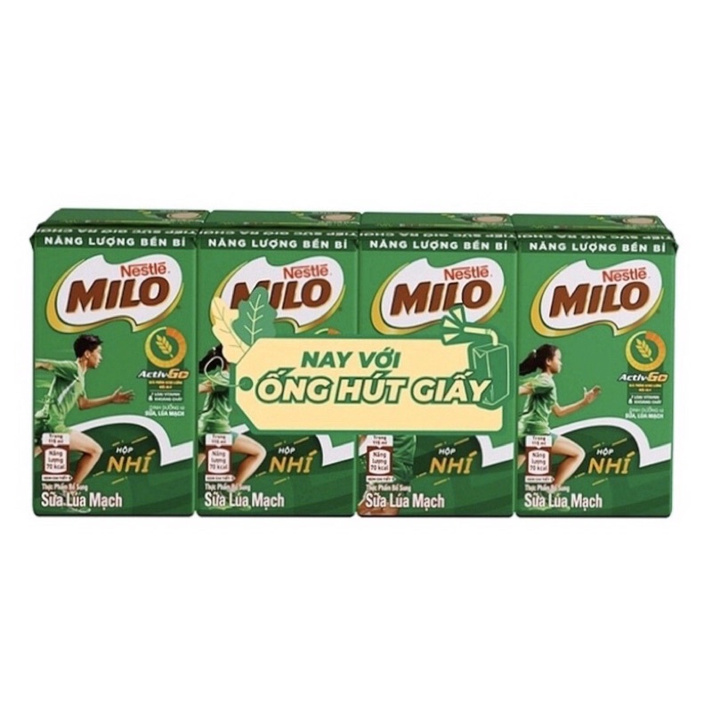 Thùng 48 hộp sữa lúa mạch Milo 115ml/ 180ml