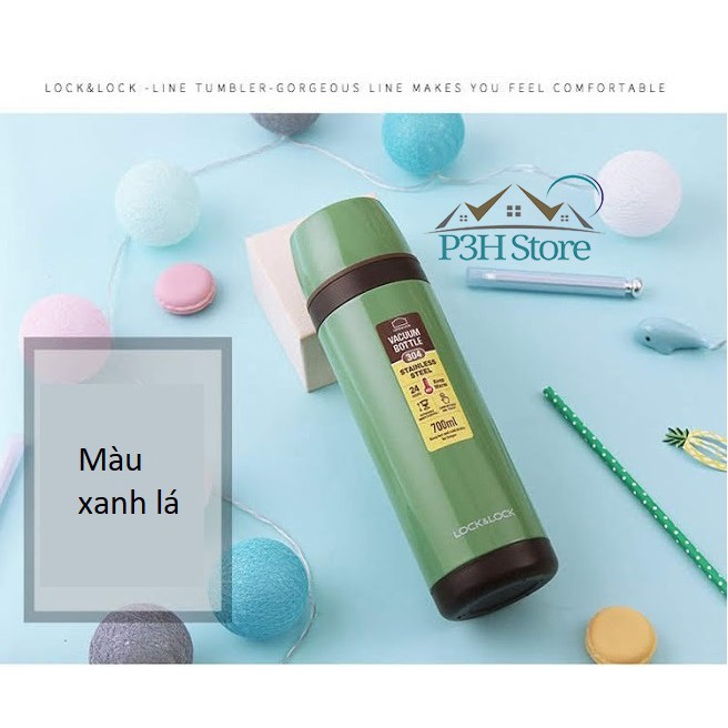 Bình giữ nhiệt Lock&amp;Lock Colorful LHC1448 700ml