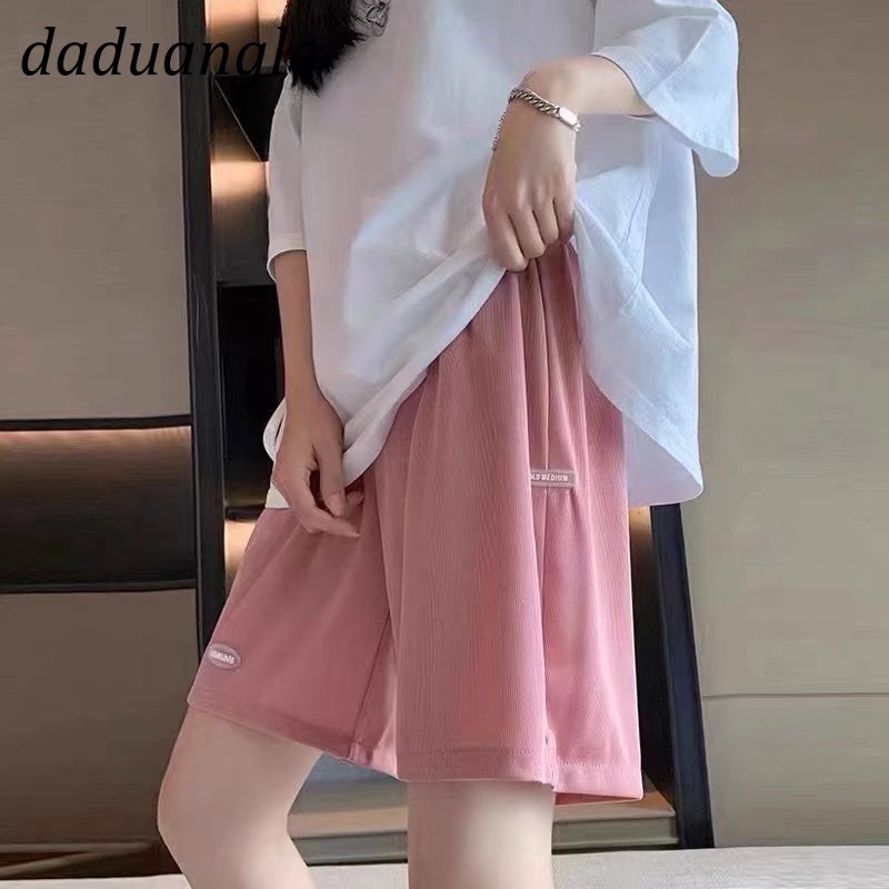 Quần short thể thao DADUHEY ống suông màu trơn thời trang mùa hè 2022 cho nữ