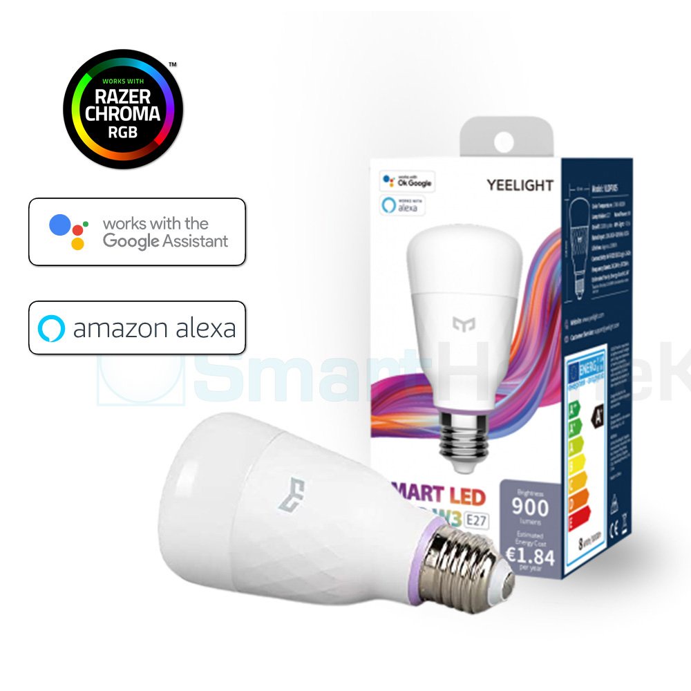 Bóng Đèn Led Đổi Màu Xiaomi W3 và 1S, Bóng Thông Minh Wifi 16 Triệu Màu, Ra Lệnh Giọng Nói.