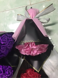 🌹Hoa hồng sáp bó tròn 11 bông 🌹