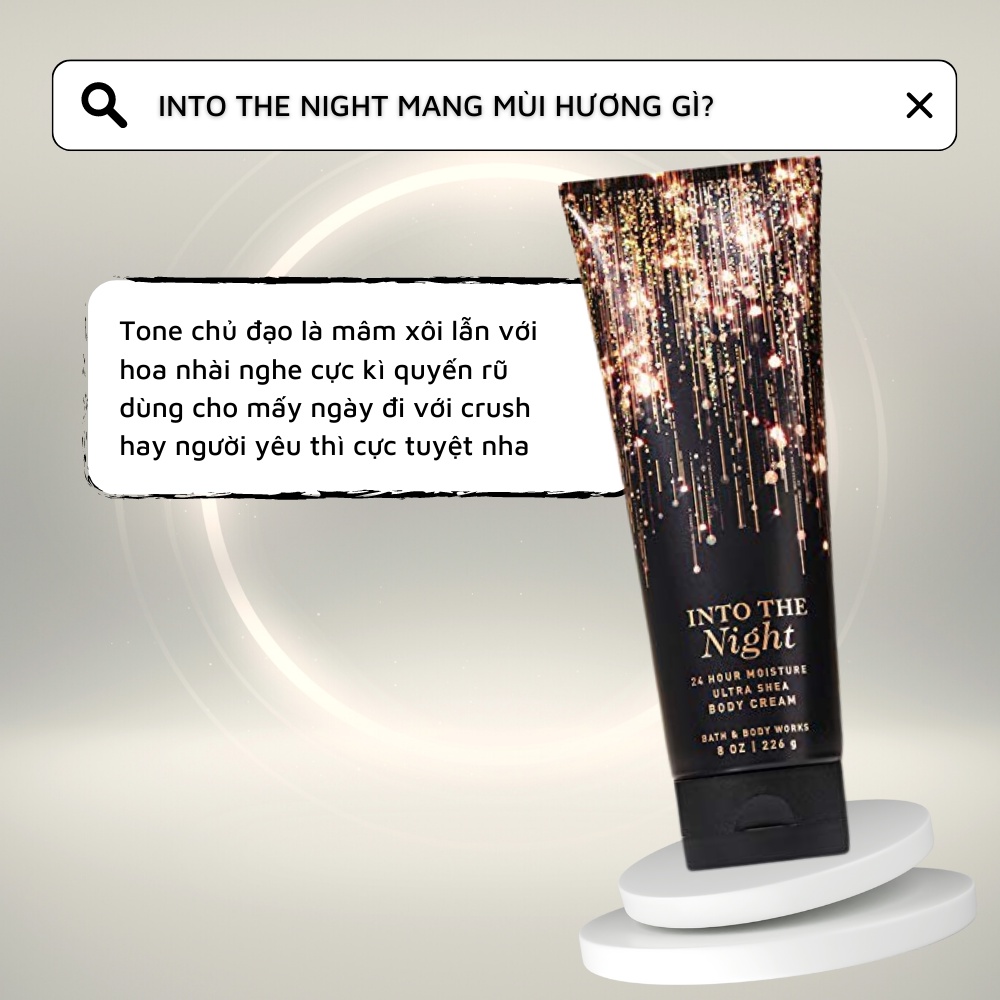 Kem Dưỡng Da Bath & Body Works Into The Night 226ml