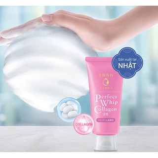 Sữa rửa mặt Collagen Senka Perfect Whip Collagen In 120g