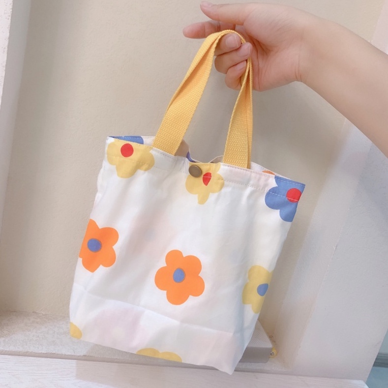 Túi xách đựng hộp cơm trưa mini ENVIROSAX họa tiết hoa xinh xắn cho nữ