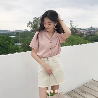 Set chân váy + áo sơ mi