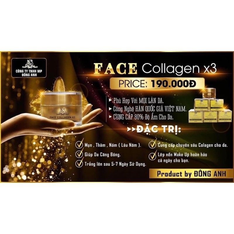 [chính Hãng] Kem Face Collagen x3 Đông Anh | BigBuy360 - bigbuy360.vn