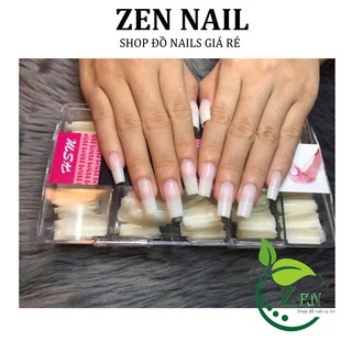 MÓNG ÚP HSM CHÍNH HÃNG - HỘP 500 MÓNG PHOM CHUẨN ĐẸP KHÔNG CẦN DŨA