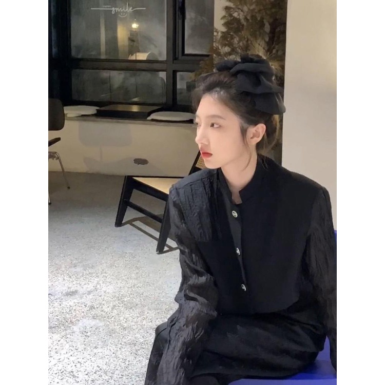 Áo Khoác Vest Tay Dài Dáng Rộng Mỏng Thời Trang Mùa Hè Hàng Mới Dành Cho Bạn Nữ