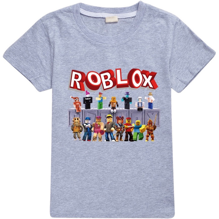 Áo thun bé trai và bé gái in hình Game ROBLOX, Chất liệu cotton thoáng mát mềm mịn, Hình in không bong tróc, SSSHOP