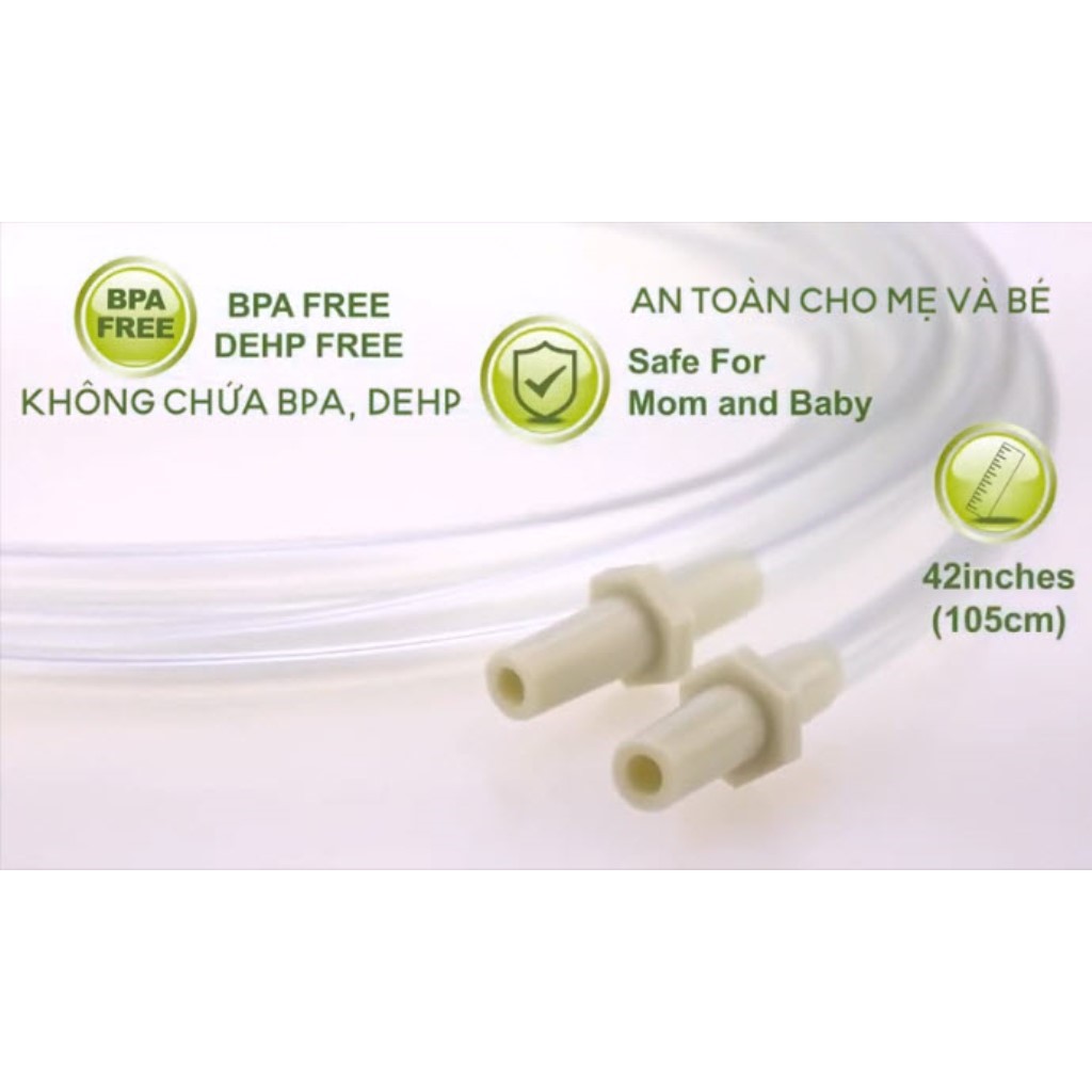 1 - 2 Dây Hút Maymom - Tương thích với máy hút sữa Medela Swing đơn, Symphony