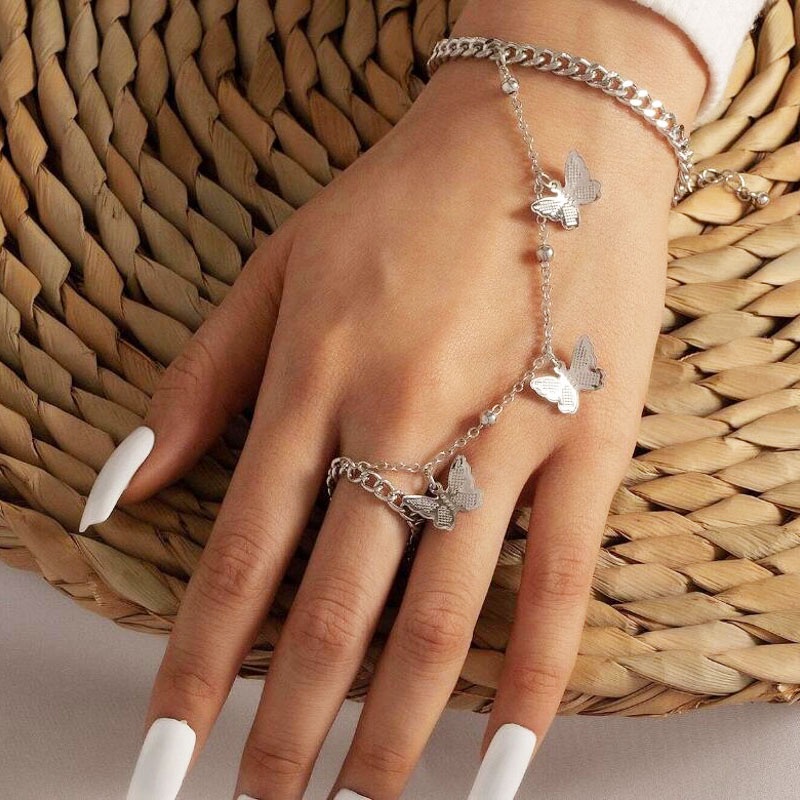 1 Vòng Tay/Nhẫn 2 Trong 1 Sáng Tạo Phong Cách Cổ Điển Dành Cho Nữ