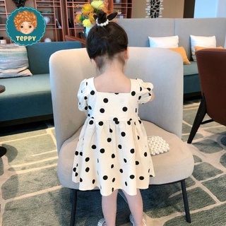 Đầm,váy chấm bi cho bé gái