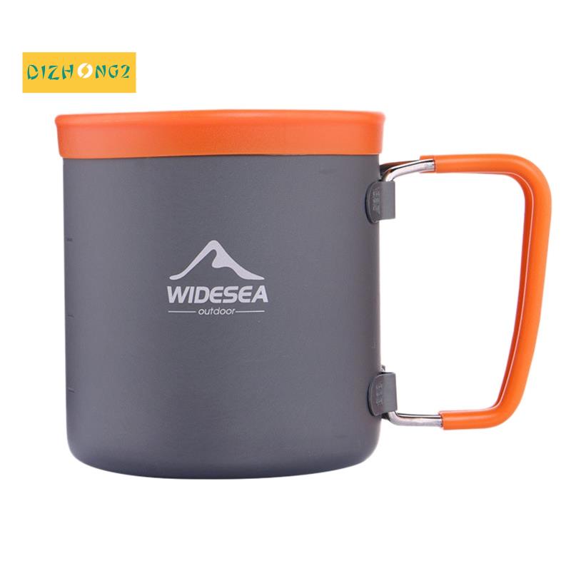 WIDESEa Camping Aluminum Cup Outdoor Mug Tourism Tableware Picnic Cooking Equipment Tourist Trekking Hiking – – top1shop