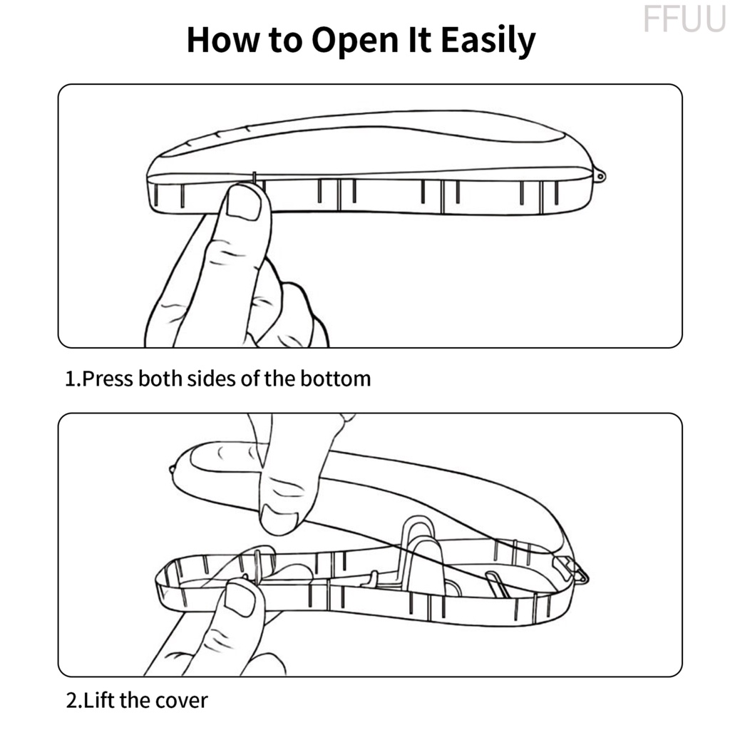 Hộp đựng dao cạo râu tiện lợi du lịch FF86