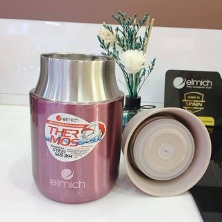 Bình ủ cháo, đựng thức ăn giữ nhiệt Elmich 550ml 3669 hàng chính hãng bảo hành 12 tháng