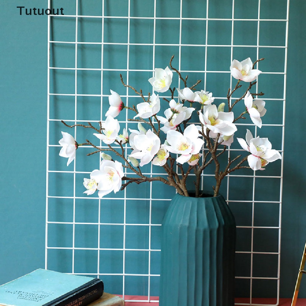 Nhánh hoa mộc lan giả sinh động như thật dùng trang trí tùy chọn màu sắc