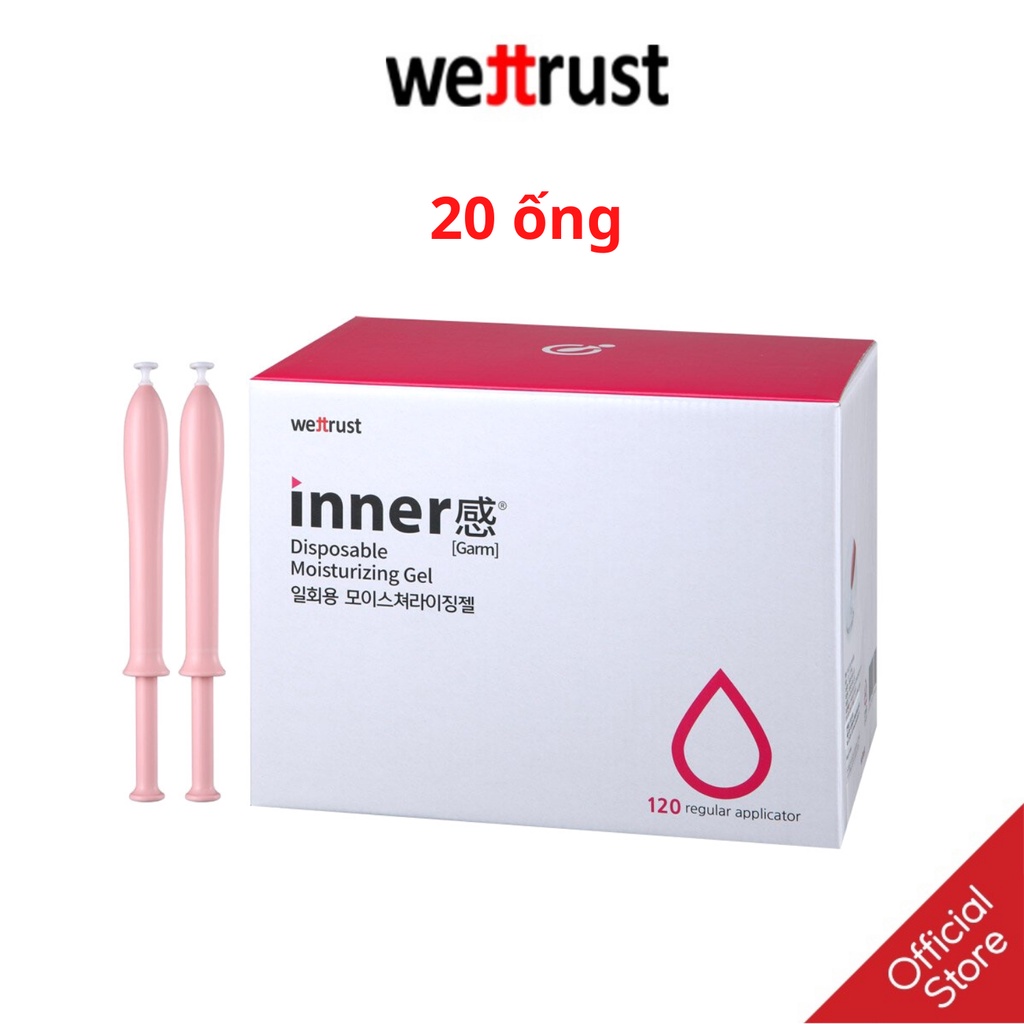 [Mã BMBAU300 giảm 7% đơn 499K] Gel Dưỡng Ẩm Vùng Kín Phụ Nữ Wettrust Inner Gel Disposable Moisturizing 20 ống