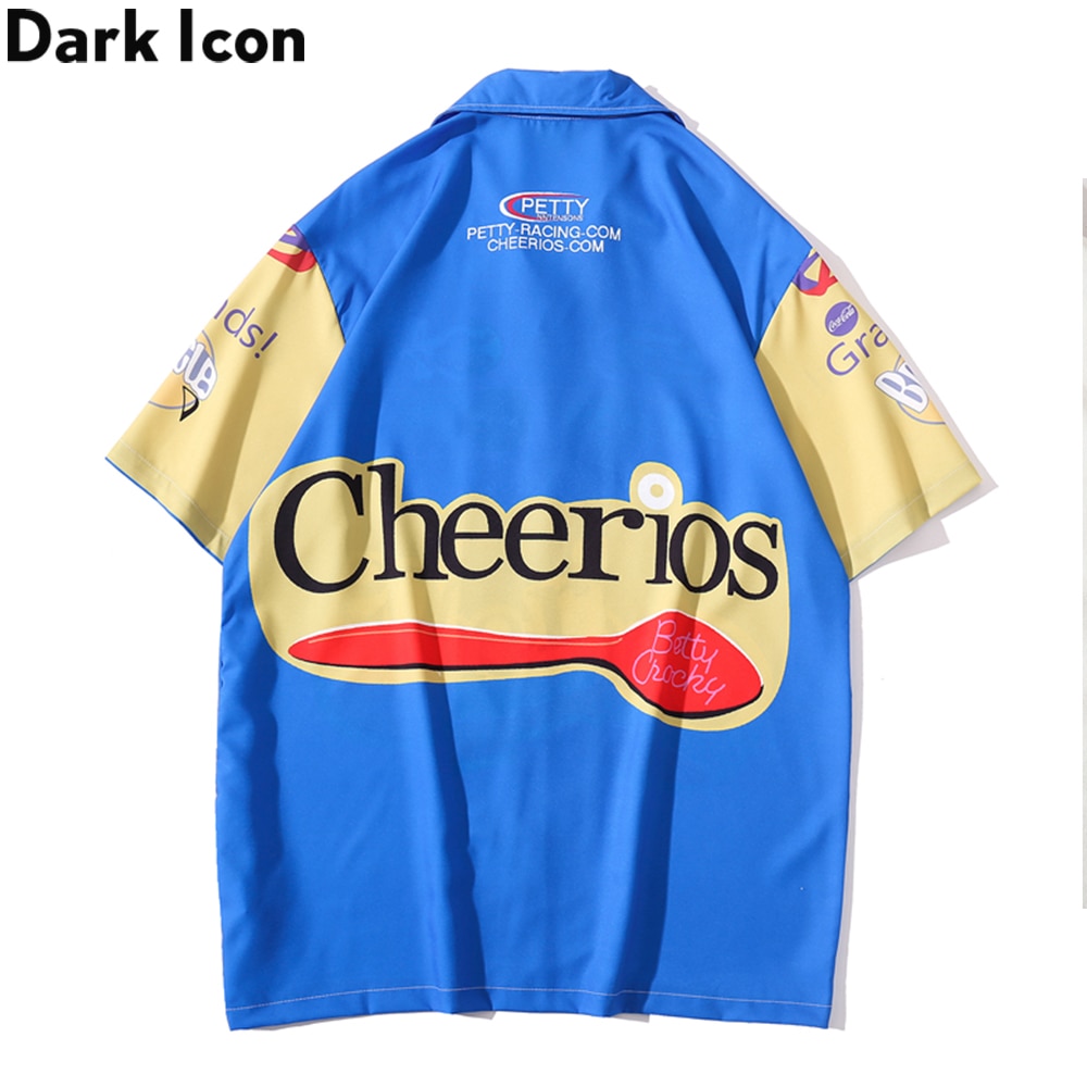 Áo Sơ Mi Nam Tay Ngắn Họa Tiết Vintage Độc Đáo | BigBuy360 - bigbuy360.vn