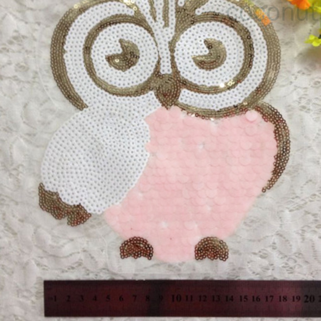 Miếng dán quần áo hình hoạt hình đính kim sa lấp lánh