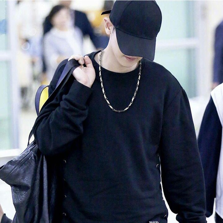 Dây chuyền nam inox hỏa tiễn 4mm trơn thép không gỉ